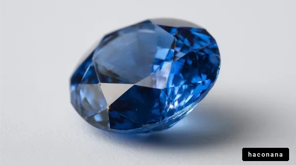 美しい青い宝石の写真