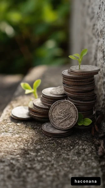 コインと芽の共存