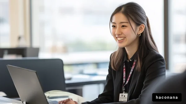 オフィスで働く女性