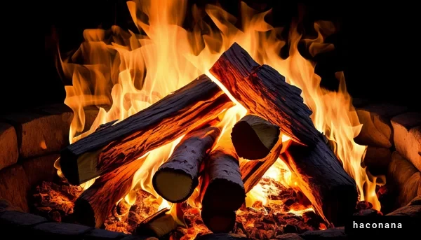 焚火と炎の美しさ