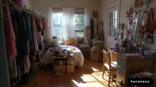 自宅の明るい部屋