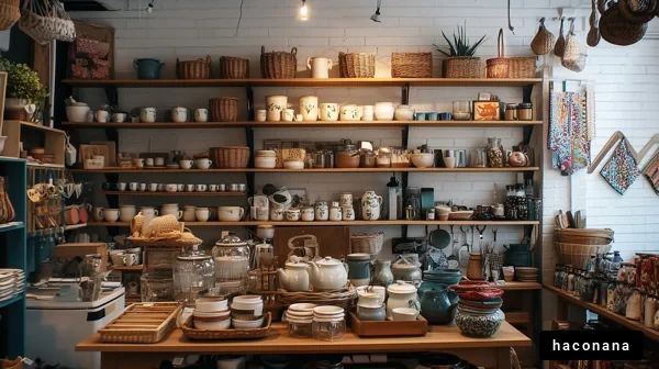 温かみのある雑貨店