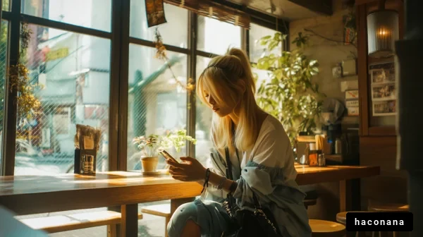 カフェで過ごすひととき