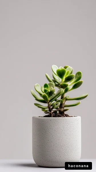 シンプルな観葉植物の植木