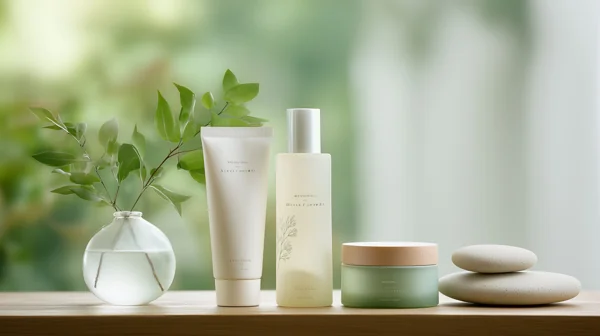 ナチュラルスキンケア商品と植物