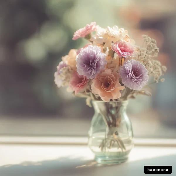 優雅な花束の風景