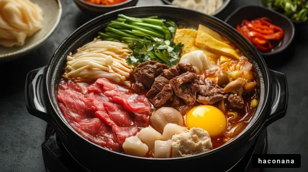 具だくさんの鍋料理