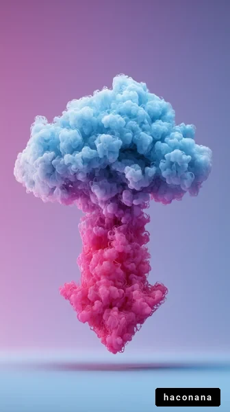 幻想的な雲のイメージ