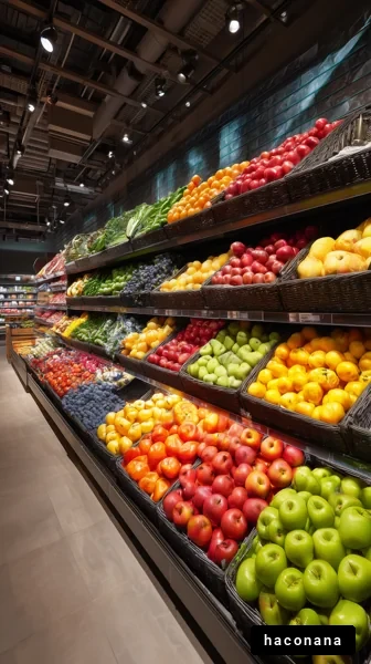 鮮やかな果物と野菜
