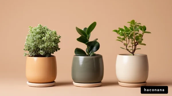 多様な観葉植物のインテリア