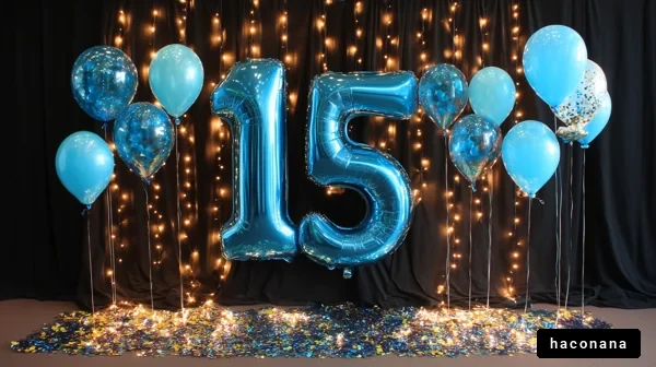 華やかなお祝いの飾り