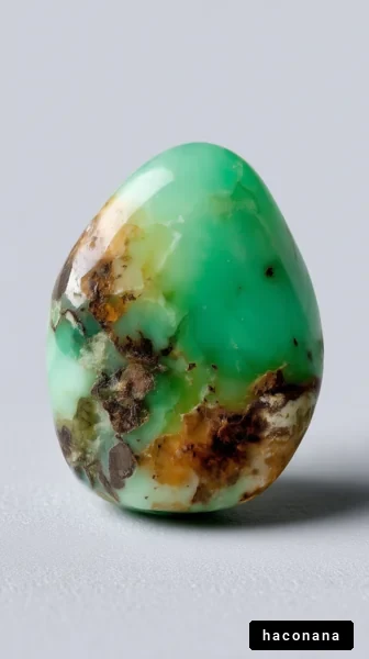 美しい緑色の石