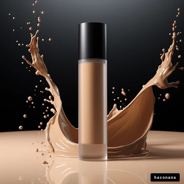 ファンデーションの美しいアート