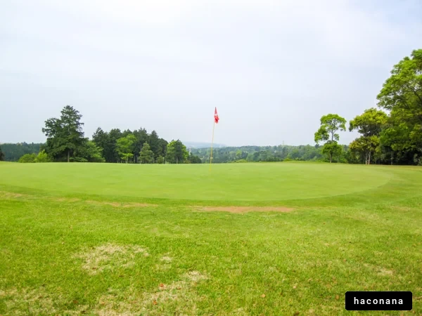ゴルフコースの美しい風景