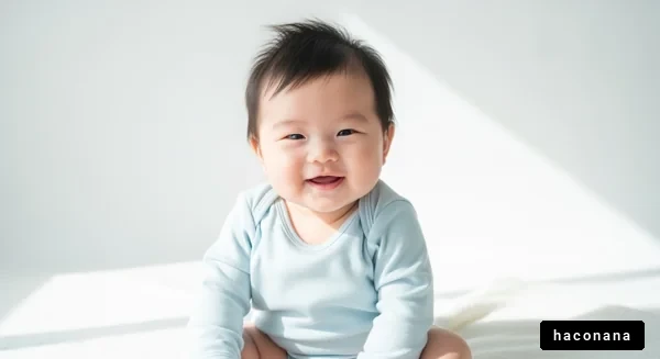 笑顔の赤ちゃん