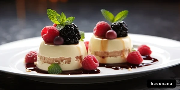 美味しいデザートプレート