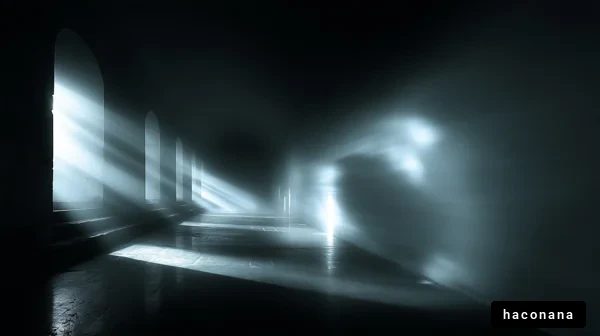 光が差し込む廊下の風景