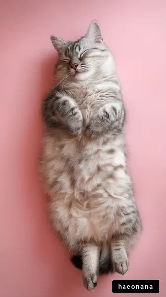 可愛らしい猫の寝姿