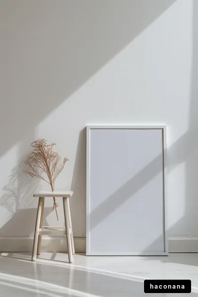 シンプルなインテリアの風景