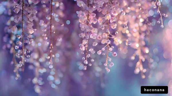 優雅な花のディテール