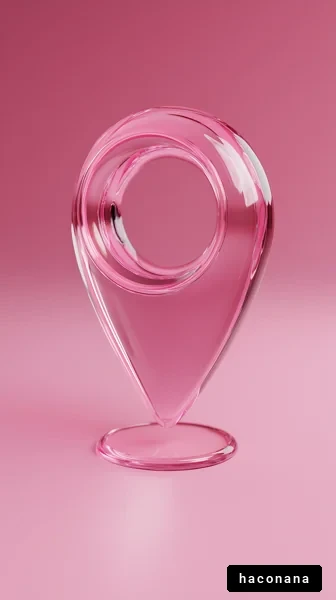 ピンクのマーカーと背景