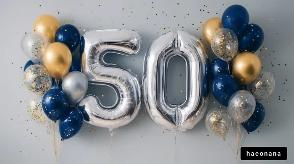 華やかな50歳の誕生日