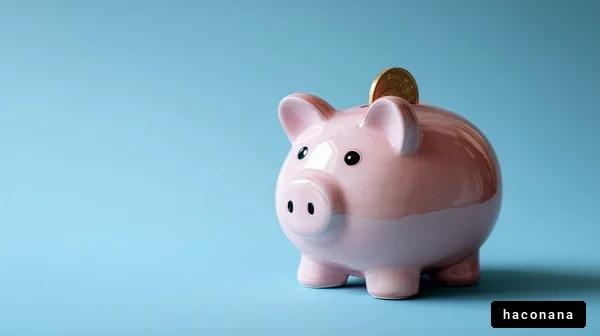 可愛いブタの貯金箱