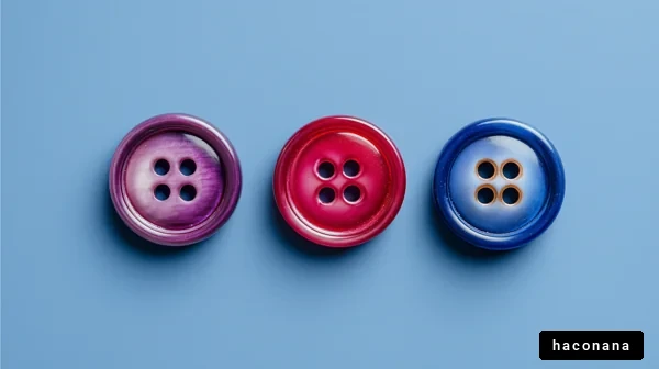 カラフルなボタンの集合