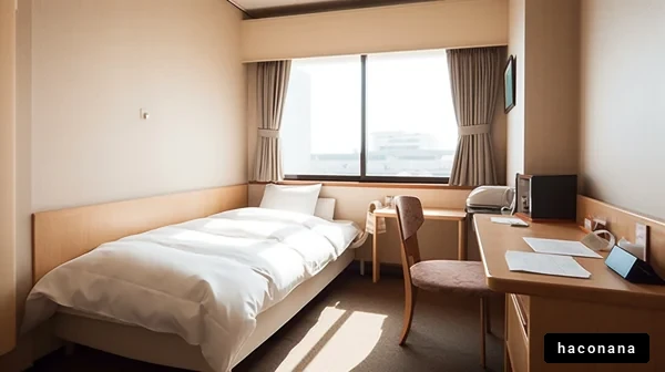 シンプルなホテルの部屋