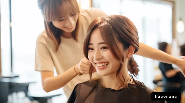 美容院での一コマ