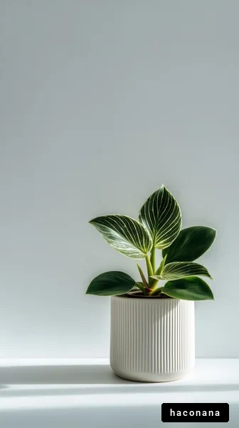 シンプルな観葉植物