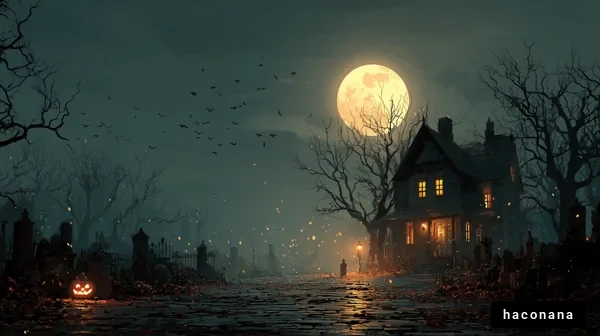 神秘的な満月の夜