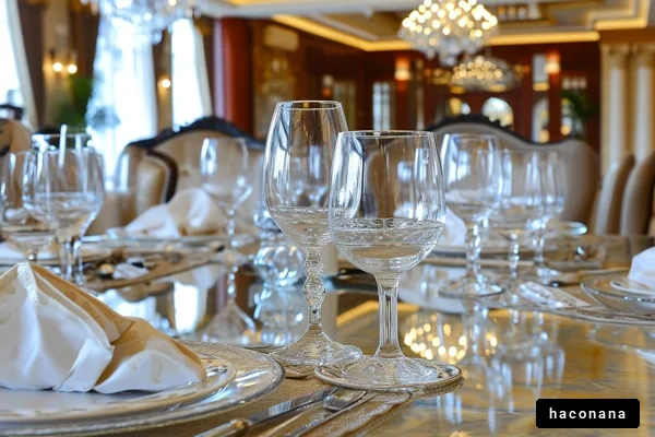 エレガントなテーブルセッティング