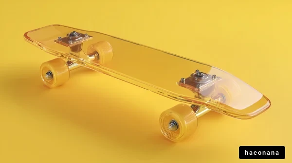 透明なスケボーの魅力