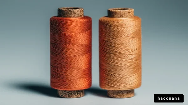 糸のコーンと色合い