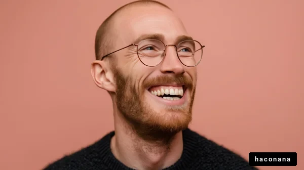 笑顔の男性のポートレート