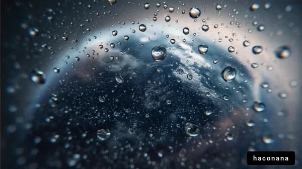 水滴の中の地球