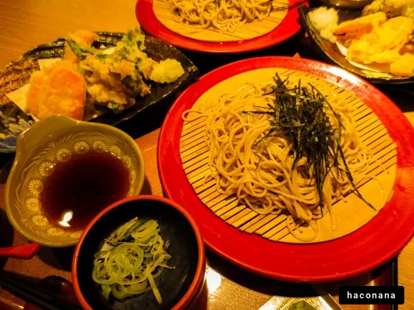美味しいそばと天ぷら