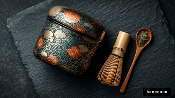 日本の茶道具と抹茶
