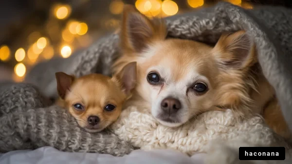 可愛い犬と子犬の肖像