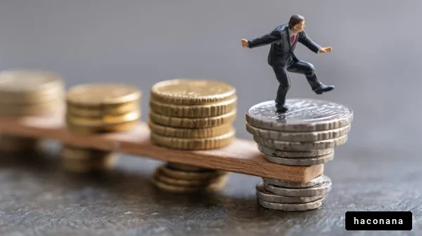 リスクを抱えるビジネスマン