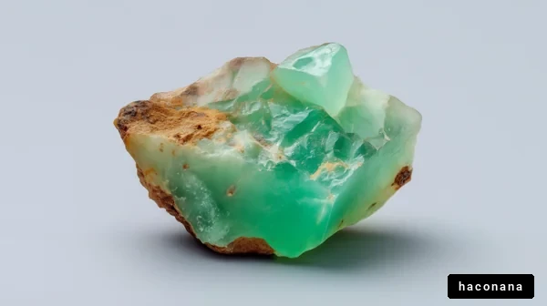 美しい緑色の鉱石