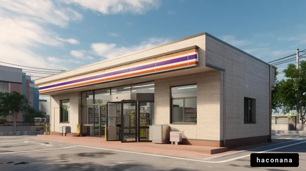 コンビニエンスストアの外観