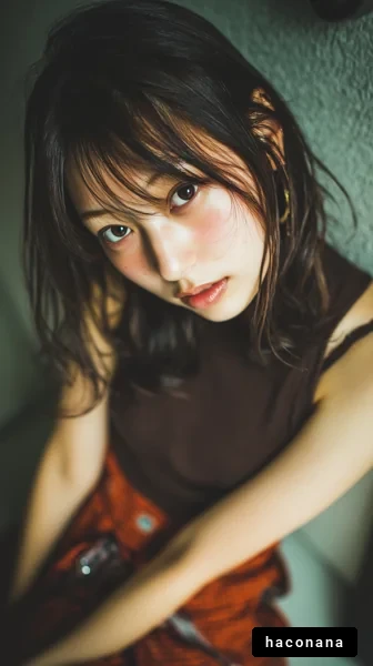 魅力的な女性のポートレート