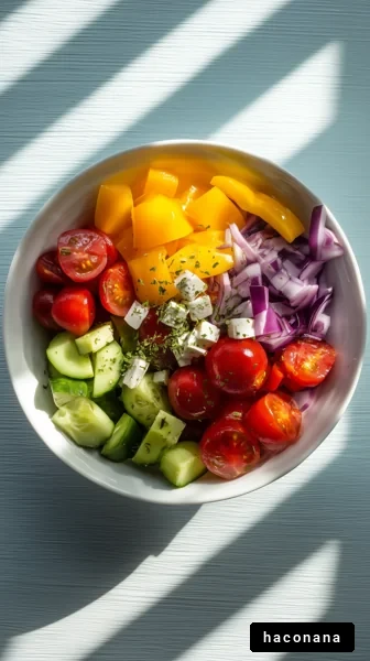 彩り豊かなサラダ bowl