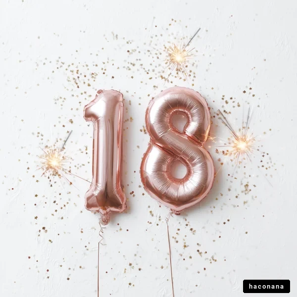 18歳の誕生日祝い