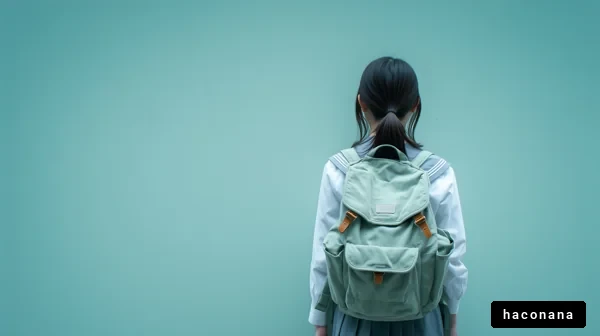 学校の制服とリュック