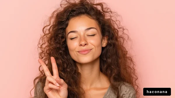 元気いっぱいな若い女性