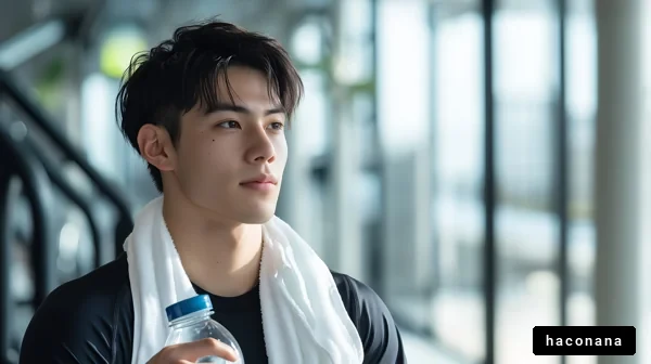 ジムでのリフレッシュタイム