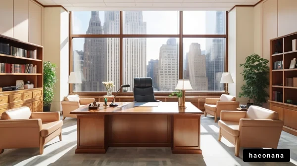 明るいオフィス空間